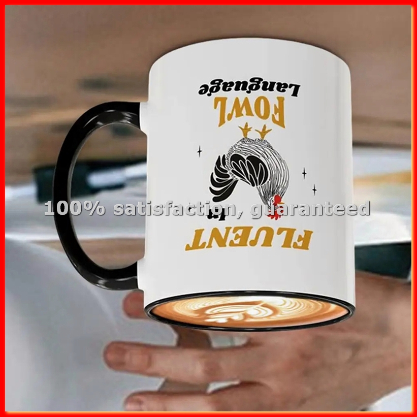Coffee Tea And Cocoa - Ceramiczny Kubek do Kawy z Wzorem