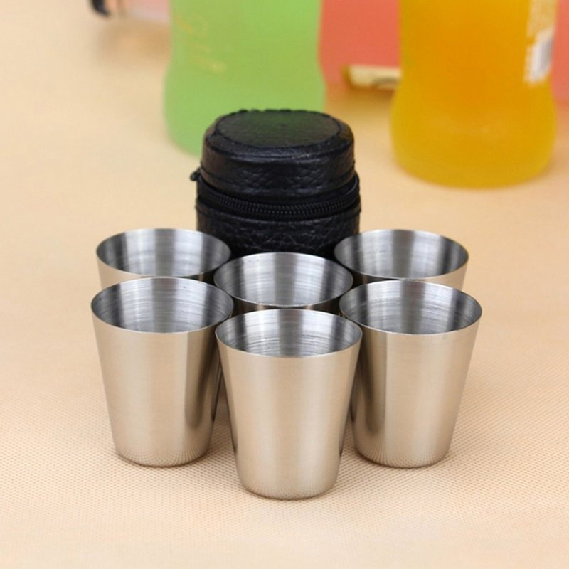 Coffee Tea Game - 4/6 sztuk Kubki ze stali nierdzewnej