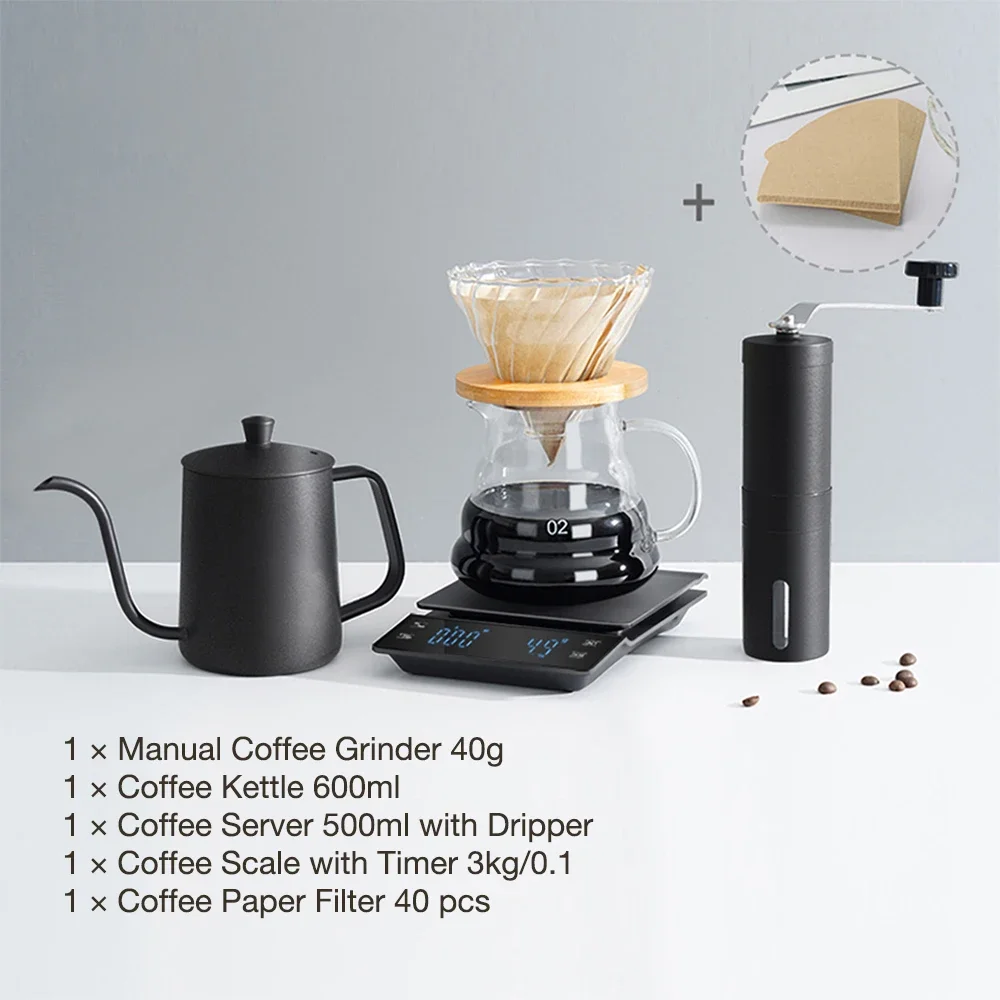 Pour Over Kettle - Zestaw do kawy kroplowej Zestaw akcesoriów