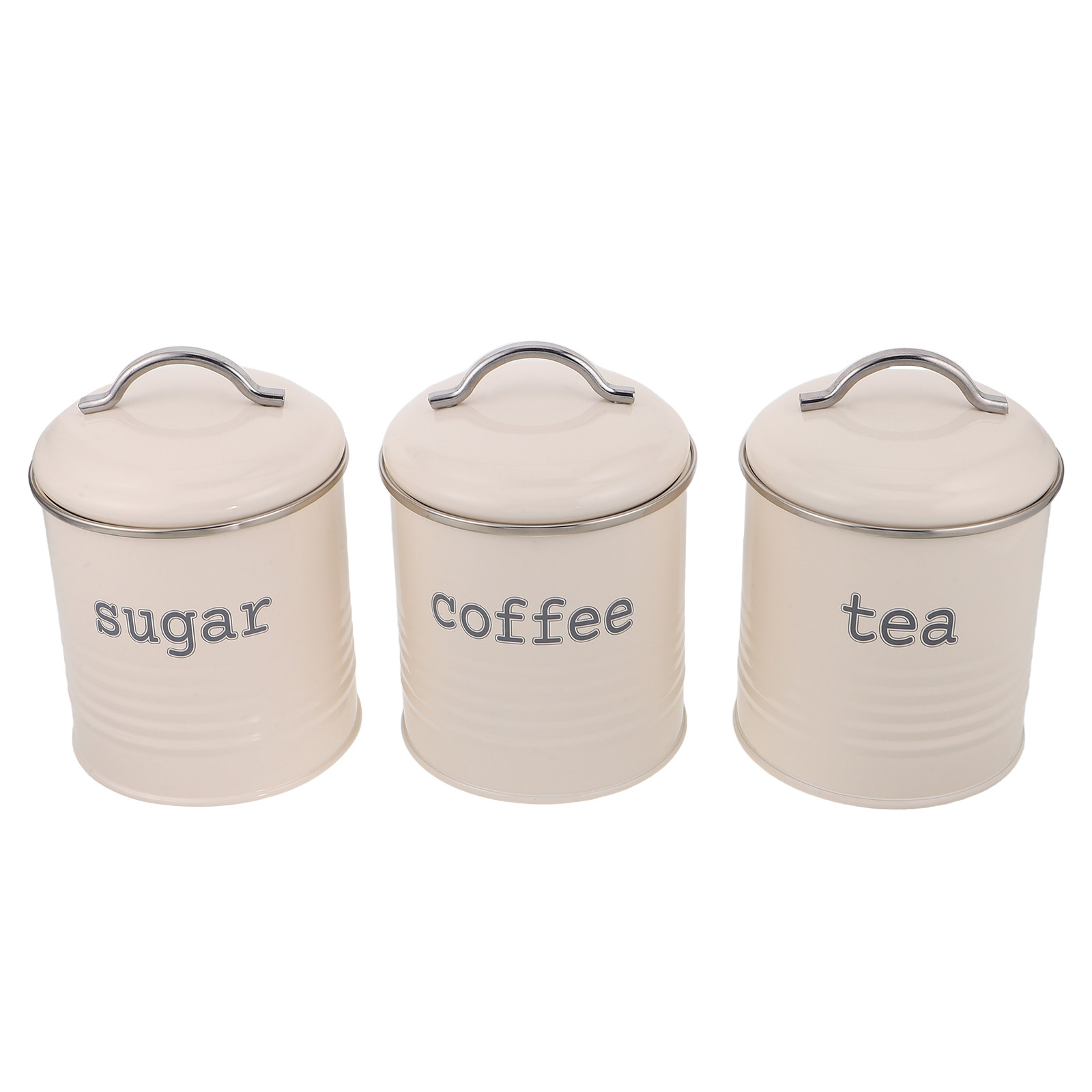 Coffee Tea Containers - 3-częściowy zestaw szczelnych pojemników na kawę,