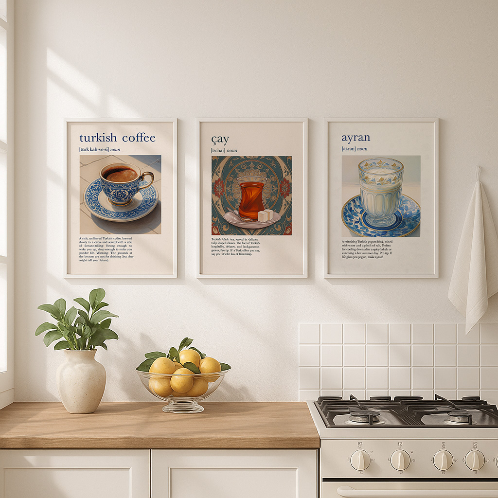Plakat Kuchenny Tradycyjny Tur – Coffee And Tea Lyrics recenzja i cena