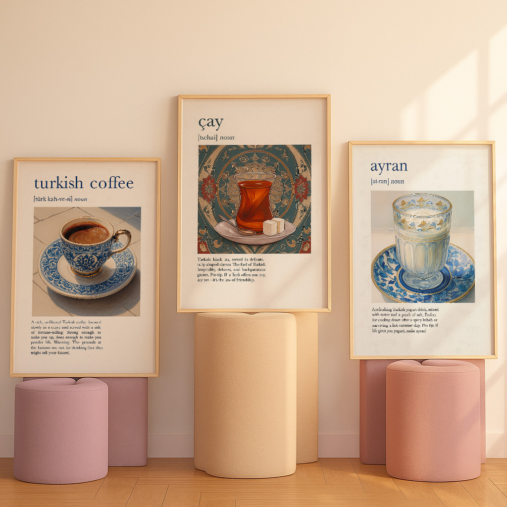 Plakat Kuchenny Tradycyjny Tur – Coffee And Tea Lyrics recenzja i cena