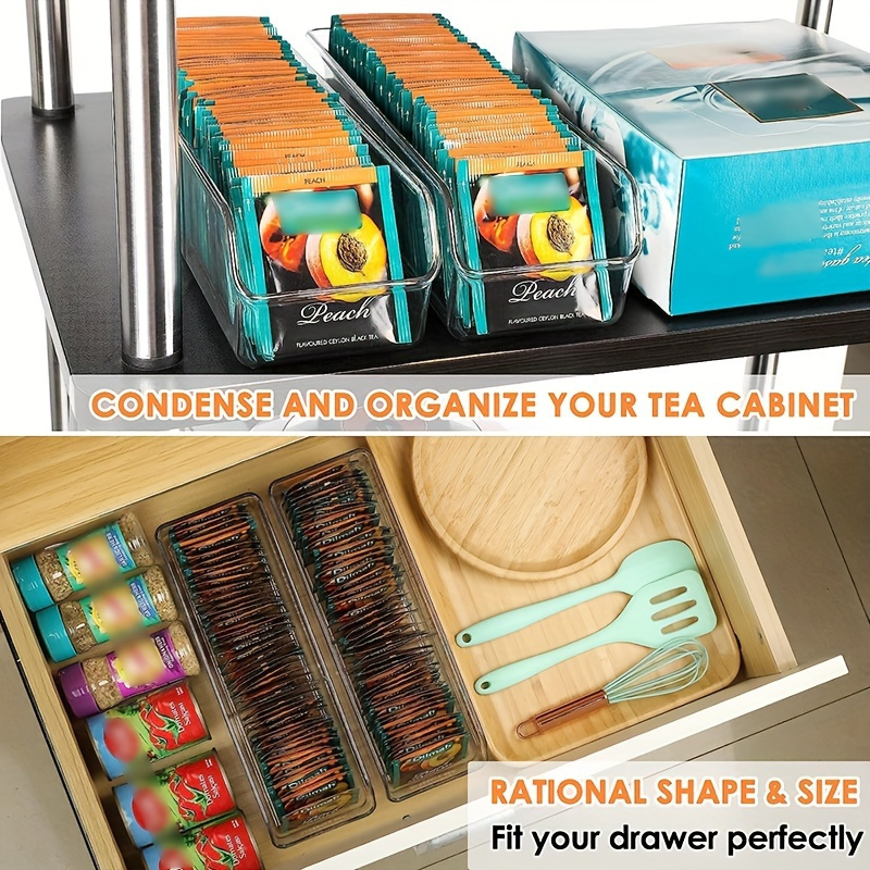 1 szt. Przezroczysty organizer – Coffee Tea Containers recenzja i cena