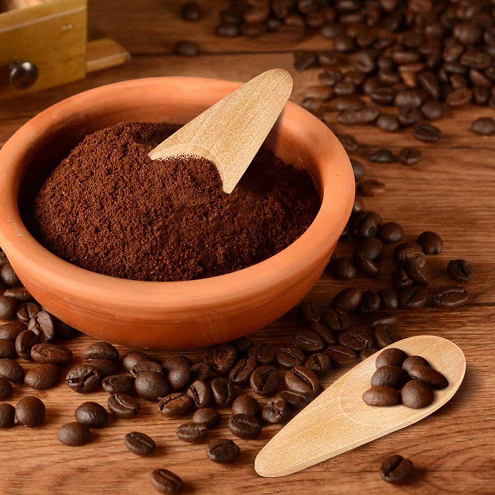 A04G-10 Sztuk Mini Drewnianych – Coffee Tea Etc recenzja i cena
