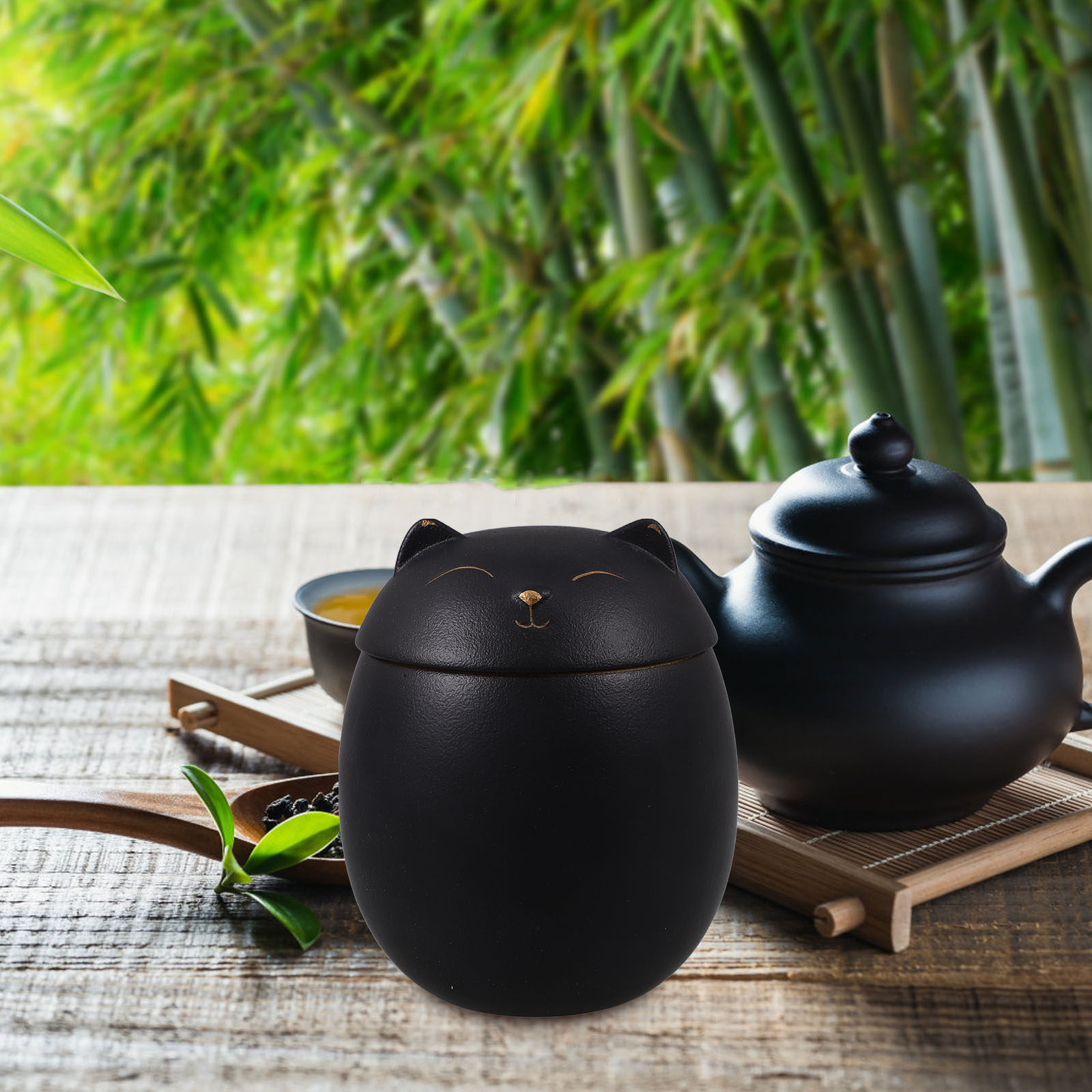 Ceramiczny, szczelny słoik do  – Coffee Tea And Bean Leaf recenzja i cena