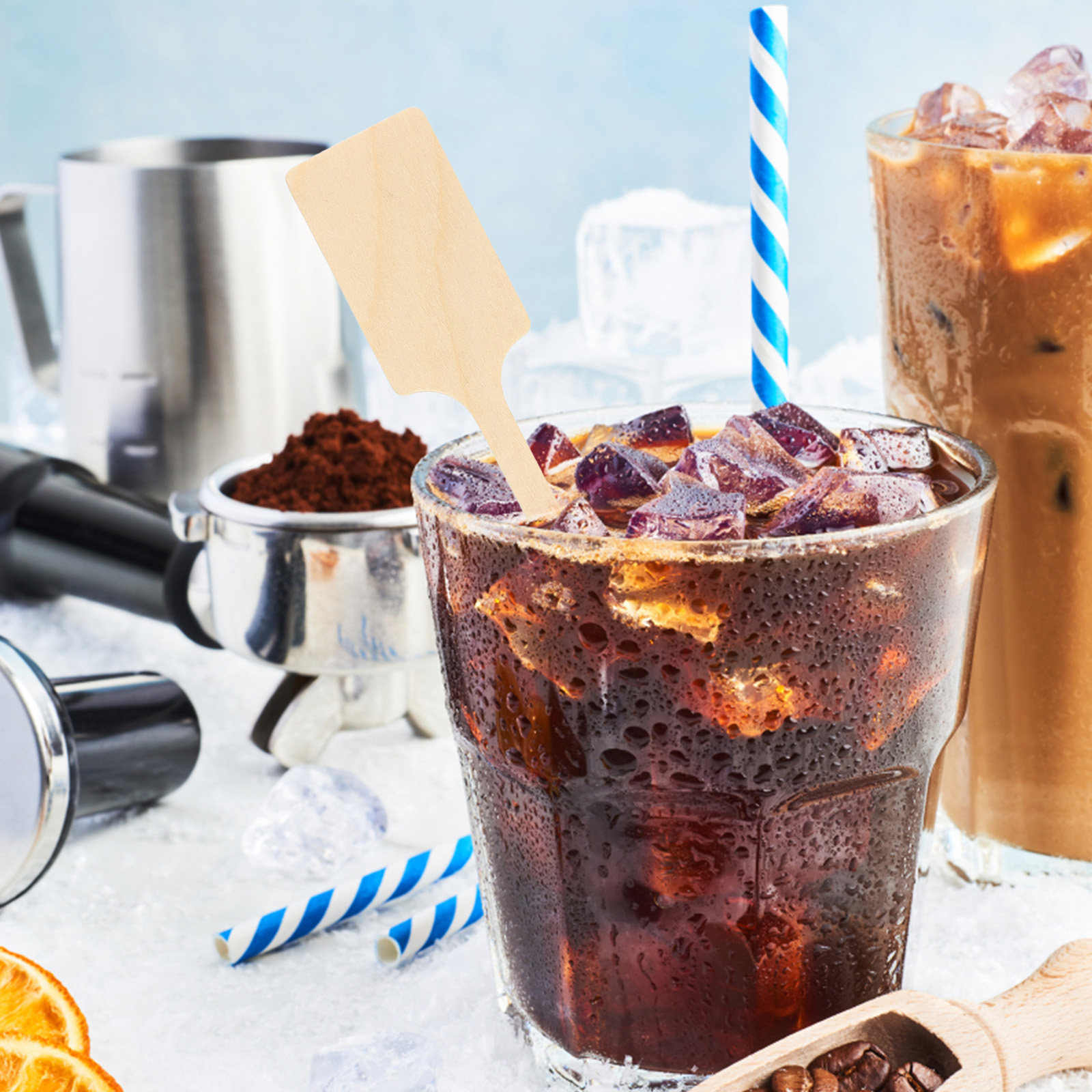 100 szt. drewnianych mieszadeł – Coffee Tea Drinks recenzja i cena