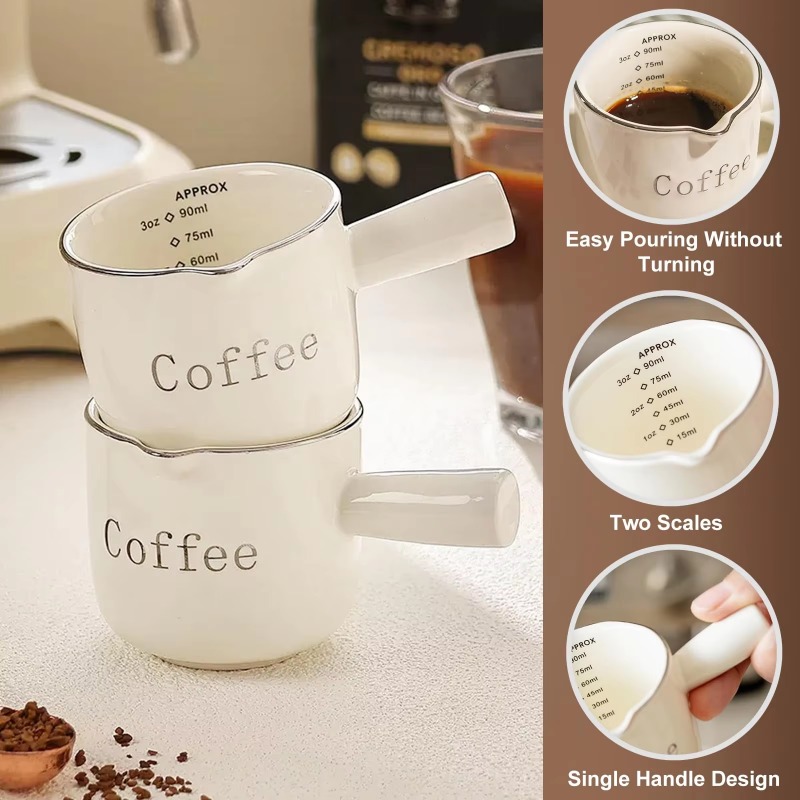 Mini ceramiczny kubek do kawy  – Coffee Tea With Milk recenzja i cena