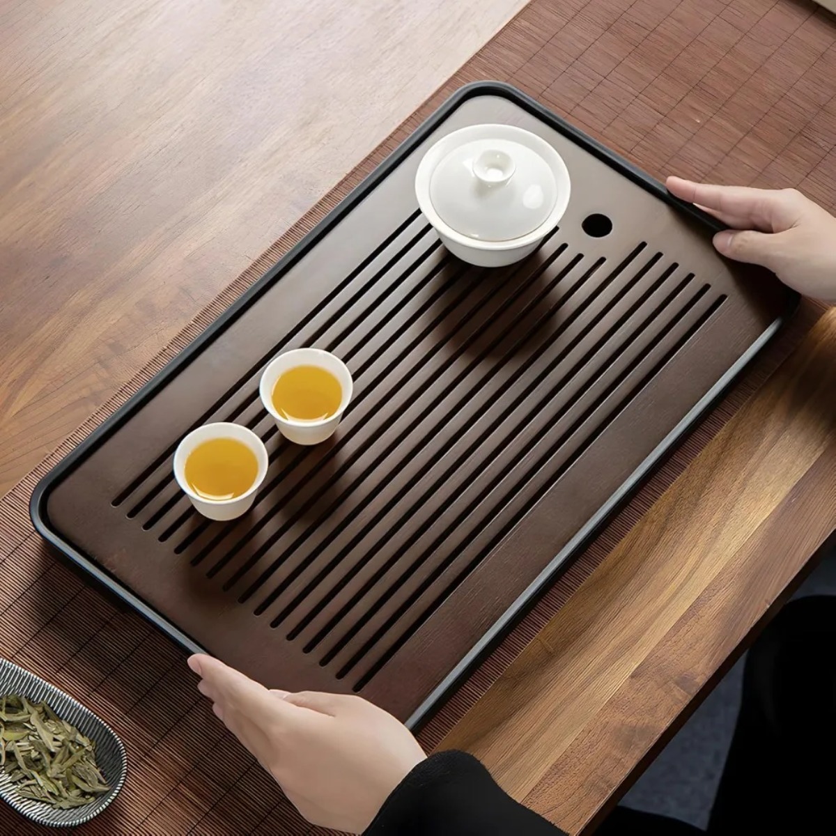 Przenośny, odłączany bambusowy – Bamboo Tea Tray recenzja i cena