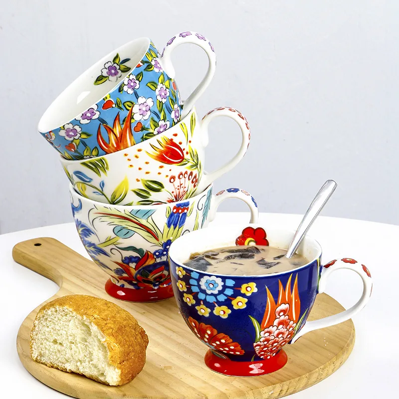 Kolorowy kwiat ceramiczny kube – Coffee Tea And Cocoa recenzja i cena