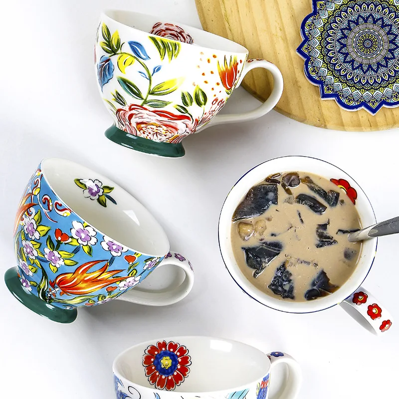 Kolorowy kwiat ceramiczny kube – Coffee Tea And Cocoa recenzja i cena