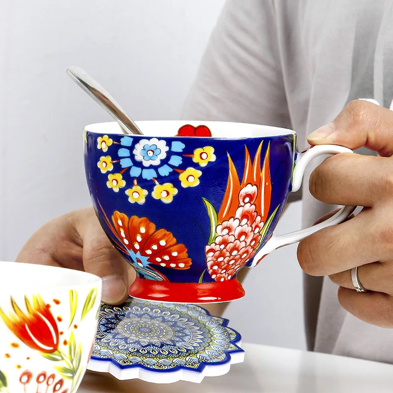 Kolorowy kwiat ceramiczny kube – Coffee Tea And Cocoa recenzja i cena