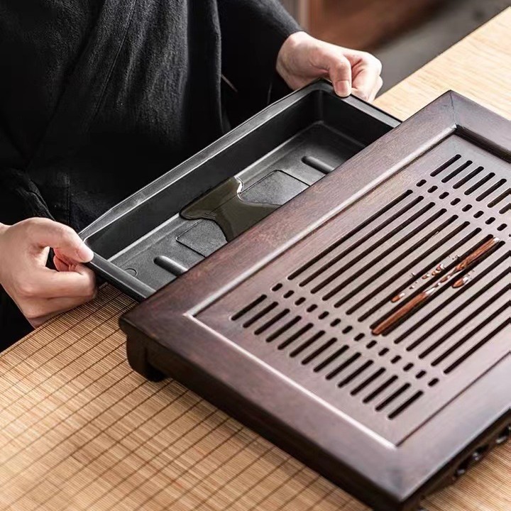 Drewniany zestaw do herbaty z  – Bamboo Tea Tray recenzja i cena