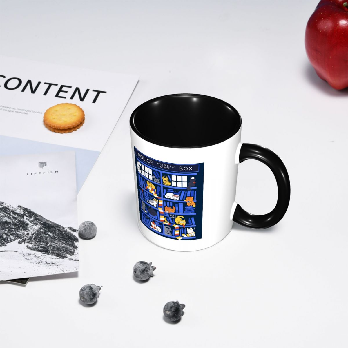 Śmieszne ceramiczne kubki do k – Coffee Tea Library recenzja i cena