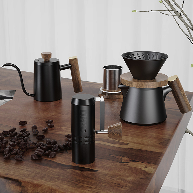 Luksusowy zestaw do kawy DHPO  – Pour Over Kettle recenzja i cena
