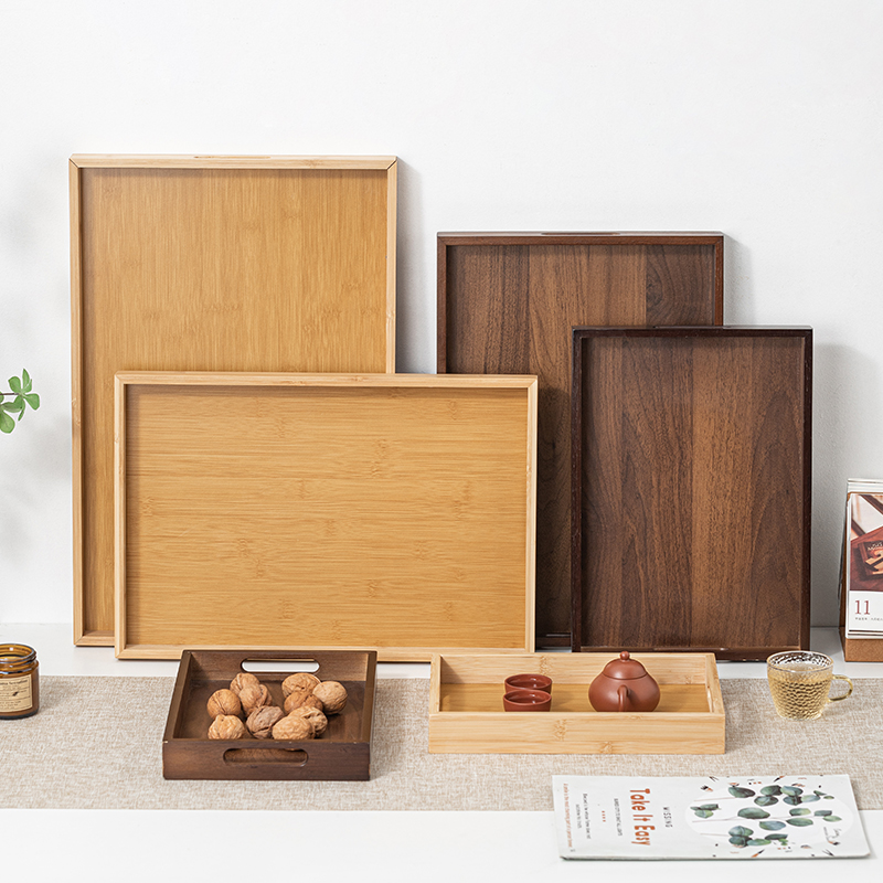 Duża prostokątna taca na herba – Bamboo Tea Tray recenzja i cena